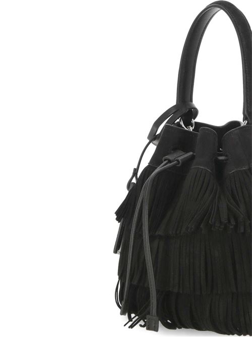 Black fringe detailing woman bag Stuart Weitzman | SH190SUEBLK